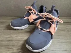 NIKE ナイキ エア ハラチ シティ ロー 25.0cm グレー&ピンク