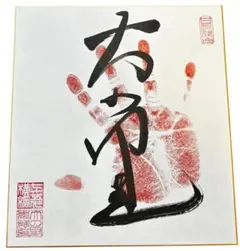 大相撲☆新横綱　大の里☆肉筆サイン手形