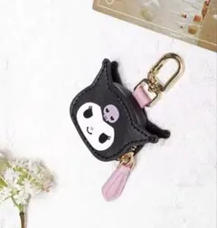 クロミ コインケース小銭入れ キーホルダー AirTag 合皮 バッグチャーム