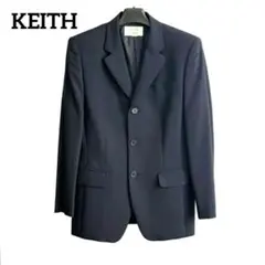 キース　ジャケット　フラップポケット　M　ネイビー　ウール　春　【KEITH】