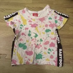 BABYDOLL カラフルTシャツ 80