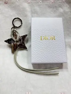 DIOR スターモチーフ チャーム キーリング