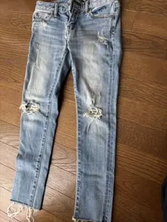 AZUL BY MOUSSY ダメージデニム 22インチ