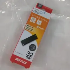 新品未開封　USBメモリ　BUFFALO RUF3-K32GB-BK