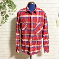 メンズ　シャツ　L チェック　FUBU