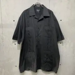 希少】Needles ニードルズ 総レース カバナシャツ Lサイズ ブラック