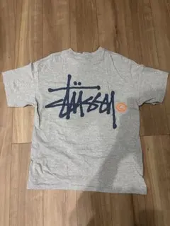 Stüssy グレー Tシャツ Lサイズ　銀タグ