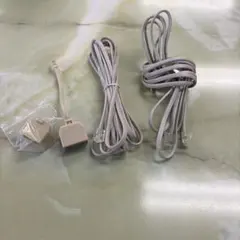 モジュラーケーブル 2本セット ベージュ