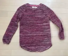 ストライプ柄ニットセーター セーター　H&M エイチアンドエム