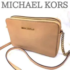 MICHAEL KORS ショルダーバッグ カメラバッグ ピンクベージュ