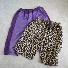 BREEZE パンツ 140 2枚セット コーデュロイ レオパード キッズ