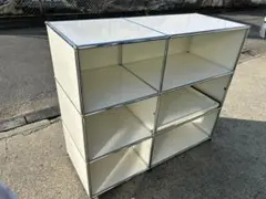 nn79kさま専用: USMハラー　3段キャビネット　サイドボード　ホワイト nn79kさま専用: USMハラー 3段キャビネット サイドボード ホワイト
