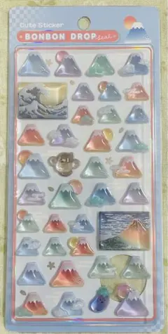 正規品　新作　ボンボンドロップシール 富士山　クーリア
