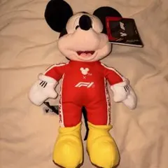 ディズニー×F1 ミッキーマウスぬいぐるみキーホルダー - メルカリ