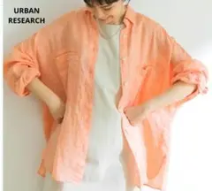 URBAN RESEARCH フレンチリネンオーバーシャツ SIZE F