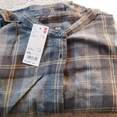 UNIQLO フランネルAラインワンピース XXL