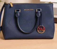 MICHAEL KORS ネイビーショルダーバッグ