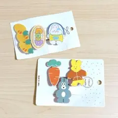 【新品】ヘアアクセサリー 3個× 2セット 前髪クリップ 女の子