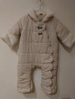 プティマイン　箔プリントジャンプスーツ　80cm　petit main