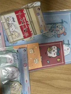ちいかわ　1番くじ　クリアファイル メモ帳 3点セット