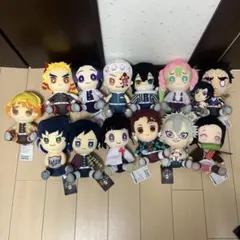 鬼滅の刃 ぬいぐるみ14点まとめ売り 全タグ付き
