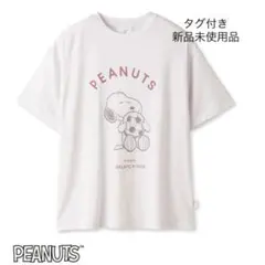 新品　ジェラートピケ　PEANUTS ワンポイントTシャツ　スヌーピー　半袖のサムネイル