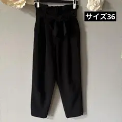 ADAM ET ROPEハイウエスト スラックス　股下60 サイズ36 お値下げ