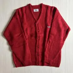 新品未使用　ザフォックス　カーディガン　赤　S