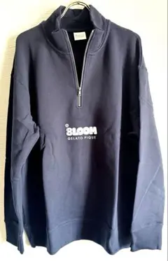 ジェラピケ　ハーフジップパーカー　コラボ　8LOOM 君の花になる