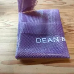 DEAN & DeLucaパープルエコバッグ 幅29cm 高さ35cm