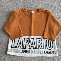 ベビー服　長袖Tシャツ 80cm オレンジ