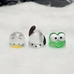 サンリオキャラクターズ　ファッションリング ジュエルクリア2 3種セット
