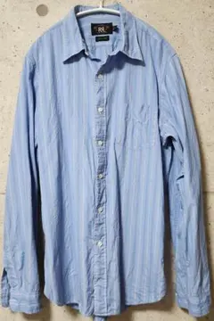 RRLデニムシャツ 長袖 ストライプ 楽天市場】RRL デニム シャツ（メンズファッション）の通販