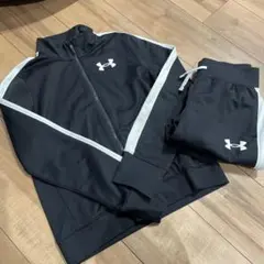 Under Armour ジャージセット ブラック/ホワイト