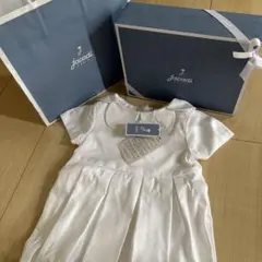 新品　ジャカディ　jacadi ペタルカラー半袖ワンピースのサムネイル