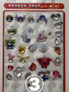 国内正規品⭐︎おすそ分け⭐︎③ ディズニー　ボンボンドロップシールミニ
