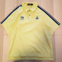 le coq sportif ゴルフウェア 半袖ポロシャツ イエローМ　J12番のサムネイル