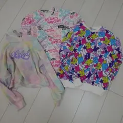 エックスガールステージス　140　トレーナー　セット
