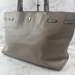 BALLY バリー 本革 牛革カウレザー 鍵穴 ラージ トートバッグ グレージュ