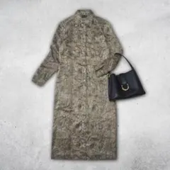 デニムロングワンピース