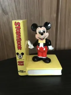 ディズニーランド　ミッキー　ブックエンド ディズニー トゥーンタウン ブックエンド ブックスタンド 本立て
