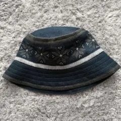 クラッシャーハット　unknown vintage 結晶柄