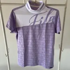 FILA ラベンダー半袖ポロシャツ レディース ゴルフ