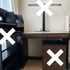 KOIZUMI 学習机 デスク ブラウン 本棚付き ポケモン デスクマット