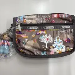 未使用 Lesportsac×Disney キーホルダー付きポーチ