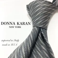 【極美品】 DONNA KARAN NEW YORK ネクタイ 希少 ストライプのサムネイル