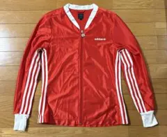 00s  半袖トラックジャケット 刺繍ロゴ 茶 XL A659 00s adidas 半袖トラックジャケット 刺繍ロゴ 茶 XL A659 - メルカリ