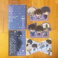 【名探偵コナン】シールセット　江戸川コナン&服部平次&工藤新一&赤井秀一&安室透