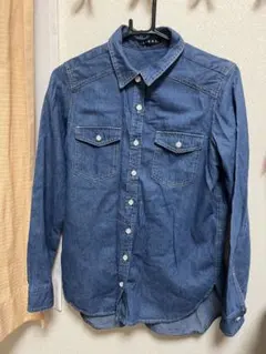 INGNI デニムブルー 長袖シャツ