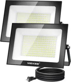 MEIKEE【80W 超薄型 2個セット】LED投光器 作業灯 超高輝度 昼光色